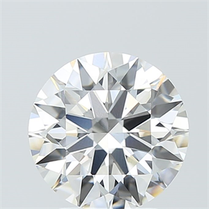 Picture of Lab Grown Diamond 3.02 Carats, Round with Ideal Cut, F Color, VVS2 Clarity and Certified by IGI