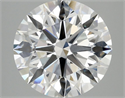 Lab Grown Diamond 3.92 Carats, Round with Ideal Cut, E Color, VVS2 Clarity and Certified by IGI