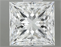 Diamante Natural 0.64 quilates, Princesa , Color E, claridad SI1 y certificado GIA