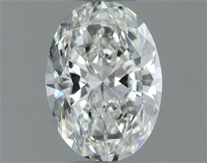Picture of Natural Diamond 0.50 Carats, Oval with  Cut, I Color, VS2 Clarity and Certified by GIA