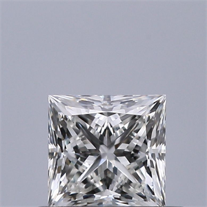 Picture of Natural Diamond 0.50 Carats, Princess with  Cut, H Color, VVS1 Clarity and Certified by GIA