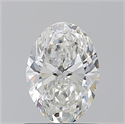 Diamante Natural 1.01 quilates, Ovalado , Color H, claridad SI1 y certificado GIA