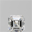 Natural Diamond 0.70 Carats, Asscher with  Cut, H Color, VVS2 Clarity and Certified by GIA