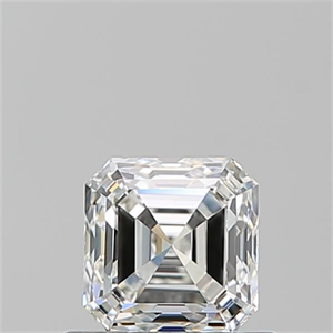 Picture of Natural Diamond 0.70 Carats, Asscher with  Cut, H Color, VVS2 Clarity and Certified by GIA