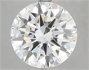 Lab Grown Diamond 5.40 Carats, Round with Excellent Cut, F Color, VVS2 Clarity and Certified by IGI