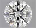 Del inventario de diamantes de laboratorio, 1.72 quilates, Redondo , Color F, claridad VS1 y certificado IGI
