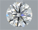 Natural Diamond 0.40 Carats, Round with Excellent Cut, I Color, VVS2 Clarity and Certified by GIA