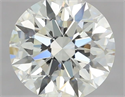 Natural Diamond 0.71 Carats, Round with Excellent Cut, G Color, VVS1 Clarity and Certified by GIA