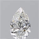 Natural Diamond 0.50 Carats, Pear with  Cut, F Color, VS1 Clarity and Certified by GIA