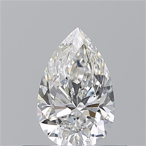 Picture of Natural Diamond 0.50 Carats, Pear with  Cut, F Color, VS1 Clarity and Certified by GIA
