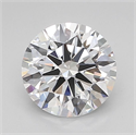 Lab Grown Diamond 3.02 Carats, Round with Ideal Cut, D Color, VVS1 Clarity and Certified by IGI