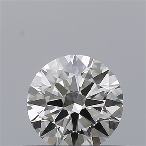 Picture of Natural Diamond 0.40 Carats, Round with Excellent Cut, H Color, VS1 Clarity and Certified by GIA