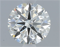 Diamante Natural 0.71 quilates, Redondo , Color J, claridad SI1 y certificado GIA