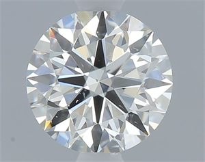 Picture of Natural Diamond 0.71 Carats, Round with Excellent Cut, J Color, SI1 Clarity and Certified by GIA
