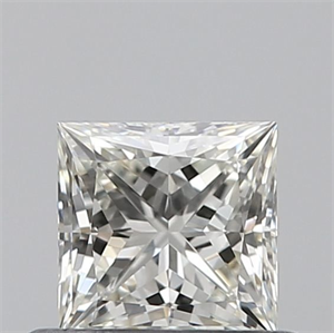 Foto Diamante Natural 0.51 quilates, Princesa , Color I, claridad IF y certificado IGI de