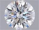 Lab Grown Diamond 1.51 Carats, Round with Ideal Cut, F Color, VVS2 Clarity and Certified by IGI