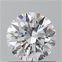 Natural Diamond 0.76 Carats, Round with Excellent Cut, E Color, VS2 Clarity and Certified by GIA
