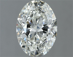 Picture of Natural Diamond 1.00 Carats, Oval with  Cut, I Color, VVS1 Clarity and Certified by IGI