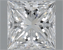Natural Diamond 1.01 Carats, Princess with  Cut, E Color, VVS1 Clarity and Certified by GIA