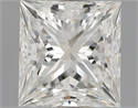 Natural Diamond 0.80 Carats, Princess with  Cut, I Color, VS2 Clarity and Certified by GIA