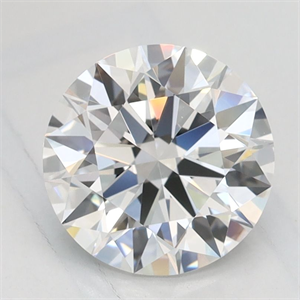 Picture of Lab Grown Diamond 1.50 Carats, Round with Excellent Cut, D Color, IF Clarity and Certified by GIA