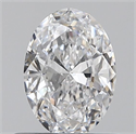 Diamante Natural 0.50 quilates, Ovalado , Color D, claridad SI1 y certificado GIA