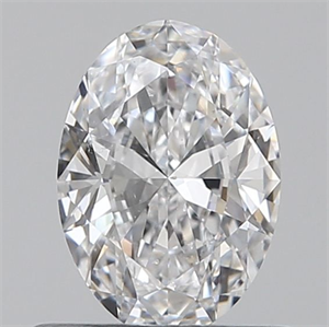 Picture of Natural Diamond 0.50 Carats, Oval with  Cut, D Color, SI1 Clarity and Certified by GIA