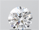 Lab Grown Diamond 1.04 Carats, Round with Ideal Cut, D Color, VVS1 Clarity and Certified by IGI