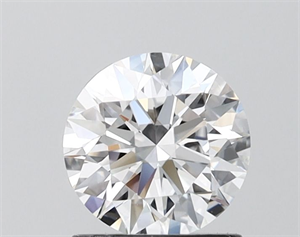 Picture of Lab Grown Diamond 1.04 Carats, Round with Ideal Cut, D Color, VVS1 Clarity and Certified by IGI