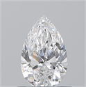 Diamante Natural 0.57 quilates, De pera , Color D, claridad VS2 y certificado GIA