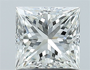Picture of Natural Diamond 1.01 Carats, Princess with  Cut, H Color, VVS1 Clarity and Certified by GIA