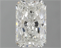 Natural Diamond 0.71 Carats, Radiant with  Cut, I Color, SI1 Clarity and Certified by GIA