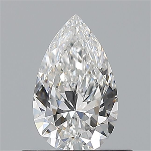 Picture of Natural Diamond 0.50 Carats, Pear with  Cut, E Color, VVS2 Clarity and Certified by GIA