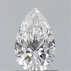 Picture of Natural Diamond 0.70 Carats, Pear with  Cut, E Color, VS2 Clarity and Certified by GIA