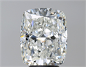Natural Diamond 5.07 Carats, Cushion with  Cut, H Color, VS1 Clarity and Certified by GIA