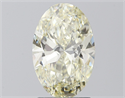 Natural Diamond 2.00 Carats, Oval with  Cut, K Color, VS2 Clarity and Certified by IGI