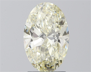 Picture of Natural Diamond 2.00 Carats, Oval with  Cut, K Color, VS2 Clarity and Certified by IGI