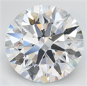 Lab Grown Diamond 3.35 Carats, Round with Ideal Cut, D Color, IF Clarity and Certified by IGI