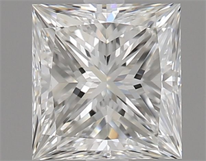 Picture of Natural Diamond 0.50 Carats, Princess with  Cut, G Color, VVS2 Clarity and Certified by GIA