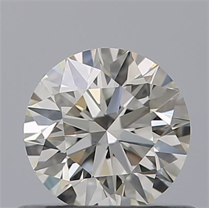 Picture of Natural Diamond 0.51 Carats, Round with Excellent Cut, G Color, VS1 Clarity and Certified by IGI