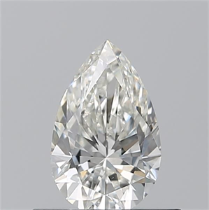 Picture of Natural Diamond 0.50 Carats, Pear with  Cut, H Color, VS1 Clarity and Certified by GIA
