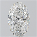 Natural Diamond 1.20 Carats, Oval with  Cut, E Color, SI2 Clarity and Certified by GIA