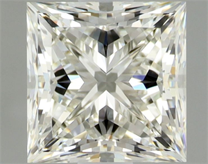 Foto Diamante Natural 1.01 quilates, Princesa , Color J, claridad IF y certificado GIA de