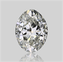 Natural Diamond 1.01 Carats, Oval with  Cut, I Color, SI1 Clarity and Certified by GIA