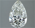 Natural Diamond 2.01 Carats, Pear with  Cut, H Color, VVS1 Clarity and Certified by IGI