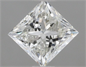 Diamante Natural 0.96 quilates, Princesa , Color H, claridad VVS2 y certificado IGI