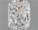 Natural Diamond 0.80 Carats, Radiant with  Cut, D Color, VS1 Clarity and Certified by GIA