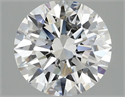 Lab Grown Diamond 2.50 Carats, Round with Ideal Cut, D Color, VVS2 Clarity and Certified by IGI