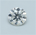 Diamante Natural 0.70 quilates, Redondo , Color I, claridad I1 y certificado GIA