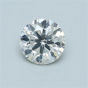 Foto Diamante Natural 0.70 quilates, Redondo , Color I, claridad I1 y certificado GIA de